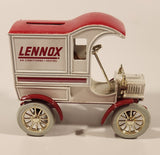 ERTL Lennox Air Conditioning and Heating 1905 Ford's First Delivery Car Red and White Die Cast Toy Car Vehicle Coin Bank No Key