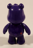 JP Just Play TCFC The Care Bears Rainbow Heart Bear Dark Purple 3" Toy Figure