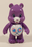 JP Just Play TCFC The Care Bears Heart Lollipops Share Bear Purple 3" Toy Figure