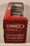 2007 Crown Premiums Lennox 1934 Ford Stake Bed Truck Red and White 1:24 Scale Die Cast Toy Car Vehicle New In Box