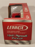 2008 Crown Premiums Lennox 1941 Plymouth Pickup Truck Red 1:24 Scale Die Cast Toy Car Vehicle New In Box