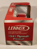 2008 Crown Premiums Lennox 1941 Plymouth Pickup Truck Red 1:24 Scale Die Cast Toy Car Vehicle New In Box