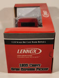 2009 Crown Premium Crown Jewels Collection Lennox 1935 Chevy Open Express Pickup Truck Red and Black 1:24 Scale Die Cast Toy Car Vehicle New In Box