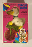 1982 Botoy Circus Duck Riding on Tricycle Battery Operated Plastic Toy in Box