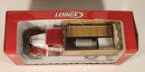 2007 Crown Premiums Lennox 1934 Ford Stake Bed Truck Red and White 1:24 Scale Die Cast Toy Car Vehicle New In Box