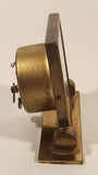 Vintage Wales Wind Up Brass Desk Clock Made in Western Germany