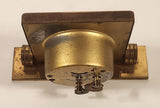 Vintage Wales Wind Up Brass Desk Clock Made in Western Germany