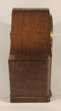 Vintage Weimar Wood Cased Mantle Clock with key Made in Germany