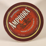 Vintage Douwe Egbert's Amphora Mild Cavendish Mild Aromatic Pipe Tobacco Red Tin Metal Can