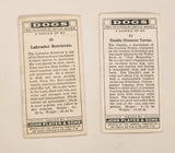 Player's Cigarettes Dogs Tobacco Trading Cards Lot of 2