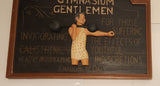 R.S.M. Cole's Gymnasium Gentleman 3D Wood Wall Plaque
