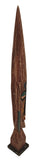 Indonesia Tribal Style 40" Floor Standing Carved Wood Sculpture