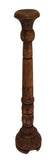 Floor Standing 30" Light Weight Carved Wood Candle Holder