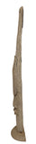 African Tribal Style 42" Floor Standing Carved Wood Mask Sculpture