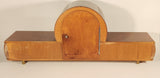 Vintage Weimar Wood Cased Mantle Clock with key Made in Germany