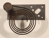 Antique Clock Gong Coil on Metal Base Possibly Spartus