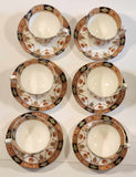 Duchess China Jewel Tea Cup and Saucer Set of 6 Made in England
