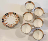 Duchess China Jewel Tea Cup and Saucer Set of 6 Made in England