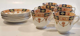 Duchess China Jewel Tea Cup and Saucer Set of 6 Made in England