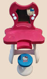 Hello Kitty Light Up Vanity Mirror Dress Up Table and Stool