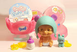 Baby Buppies Giggling Cooing Baby Sounds 3" Plastic Toy Figure with Accessories in Rocking Soother Bottle