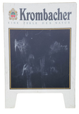 Krombacher Beer Eine Perle Der Natur 29" x "41 White Heavy Plastic Double Sided Fold Out Chalkboard Sidewalk Sign