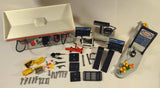 Vintage 1981 Playmobile Esso Gas Service Station Incomplete Set (French Version)