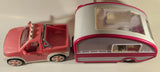 Battat Lori Our Generation Pink FM Radio Truck and Camper Trailer Plastic Toy Doll Vehicles