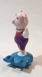 2021 McDonald's Sing 2 Rosita Pig On Blue Board 4" Tall Plastic Toy Figure