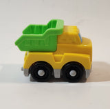 Dump Truck Yellow and Green Plastic Toy Car Vehicle