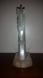Vintage Mid-Century Marble Alabaster Horse Head Bookend - Treasure Valley Antiques & Collectibles