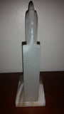 Vintage Mid-Century Marble Alabaster Horse Head Bookend - Treasure Valley Antiques & Collectibles