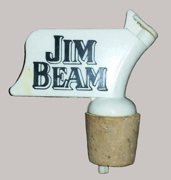 Vintage Jim Beam Whiskey Liquor Bottle Pourer - Treasure Valley Antiques & Collectibles
