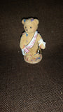 Cherished Teddies Happy New Year Figurine Newton "Ringing In The New Year With Cheer" - Treasure Valley Antiques & Collectibles