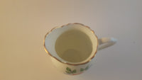 Antique 1930s Hand Painted Delphine Bone China Creamer Gold Trimmed with Floral Decor - Treasure Valley Antiques & Collectibles