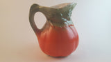Antique Orange Pumpkin Squash Creamer Porcelain Pitcher - Treasure Valley Antiques & Collectibles