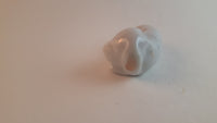 Antique 1940s Japanese Miniature White Porcelain Golden Retriever Puppy Dog Figurine - Treasure Valley Antiques & Collectibles