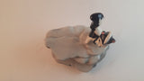 Vintage Porcelain Skunk on a Rock Figurine - Treasure Valley Antiques & Collectibles