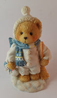 Cherished Teddies Boy Dressed As Snowman Figurine Earl "Warm Hearted Friends" - Treasure Valley Antiques & Collectibles
