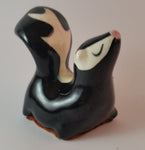 Vintage 1940s Maxine Renaker Mama Skunk Figurine Nose Upturned - Treasure Valley Antiques & Collectibles