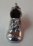Vintage Sterling Silver Miniature Boot Charm Pendant - Treasure Valley Antiques & Collectibles