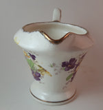 1940s James Kent Ltd. Diamond Floral Creamer Pattern 4002 Longton, England - Treasure Valley Antiques & Collectibles