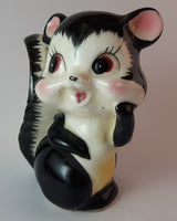 1950s Porcelain Blushing Yellow Bellied Skunk Figurine Made In Japan - Treasure Valley Antiques & Collectibles
