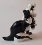 Collectible 1995 Pepe Le Pew Skunk & Penelope Cat Warner Bros. Studio Store Figurine - Treasure Valley Antiques & Collectibles