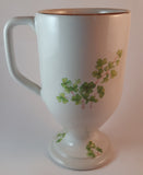 Set of 2 1950s White Wade Ireland Porcelain Irish Coffee Mug with Gold Trim and Lettering - Treasure Valley Antiques & Collectibles