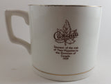 Antique 1939 King Geroge VI Queen Elizabeth Visit to Canada Souvenir Mug - Treasure Valley Antiques & Collectibles