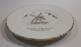 Vintage Mennonite Village Museum Steinbach, Manitoba 22K Gold Windmill Plate - Treasure Valley Antiques & Collectibles
