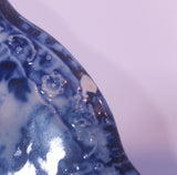 Antique 1890s Togo Colonial Pottery Stoke England Flow Blue Transferware Dinner Plate - Treasure Valley Antiques & Collectibles