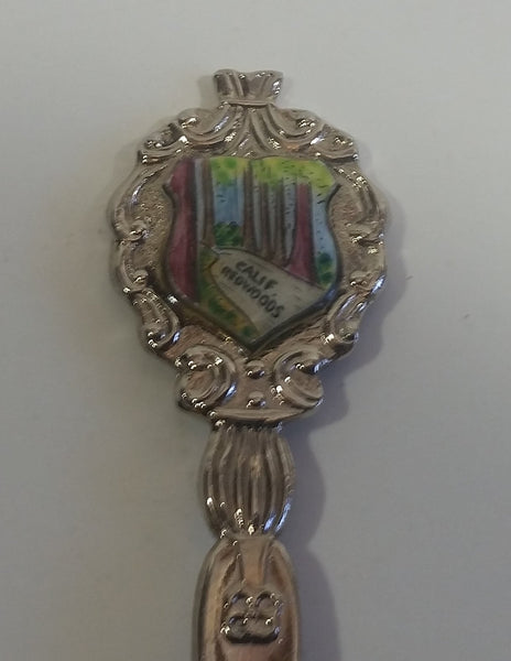 Vintage California Redwoods Enamel Crest Collectible Spoon Made in Holland - Treasure Valley Antiques & Collectibles