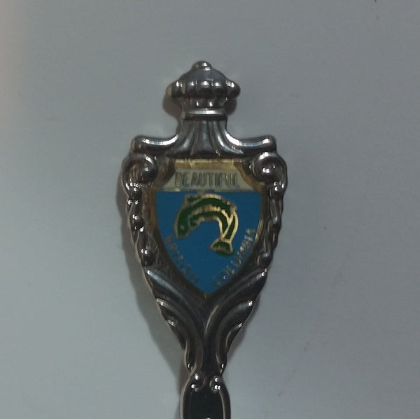 Vintage Beautiful Houston British Columbia Canada Fish Souvenir Collectible Spoon - Treasure Valley Antiques & Collectibles